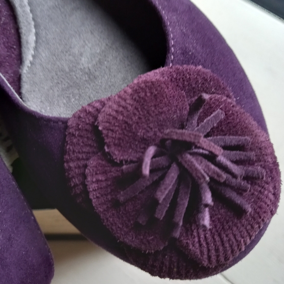 Merona purple suede flats - Picture 3 of 5